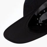 Underbill view of Ciele Athletics GOCap EQ running hat in Whitaker