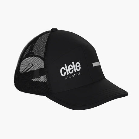 ciele TRKCap SC - Athletics/Bar running hat, 'whitaker' (black) colour
