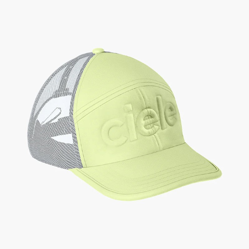 Front view of ciele TRKCap SMT SC in sogl (green/yellow)