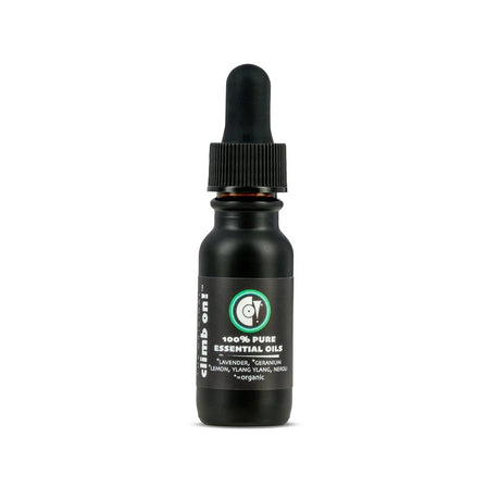 Black Climb On! essential oil dropper bottle 
