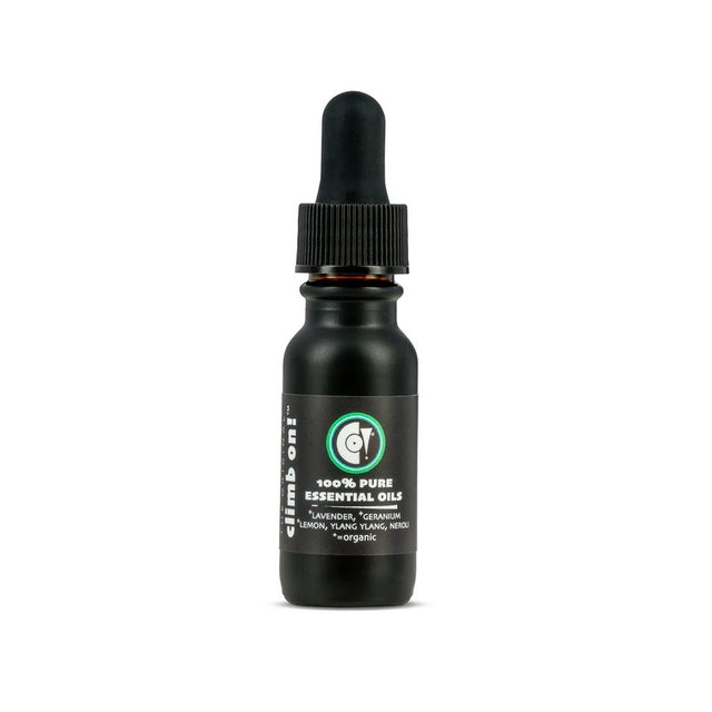 Black Climb On! essential oil dropper bottle 
