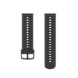 22mm wide Coros APEX 4 black silicone watch band