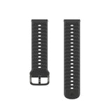22mm wide Coros APEX 4 black silicone watch band