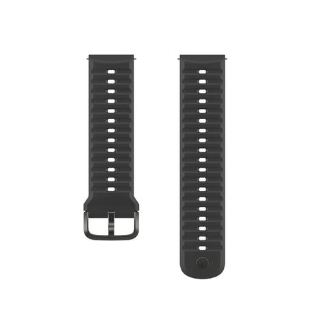 24mm wide Coros APEX 4 black silicone watch band