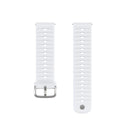 22mm wide Coros APEX 4 white silicone watch band