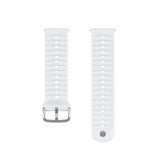 22mm wide Coros APEX 4 white silicone watch band