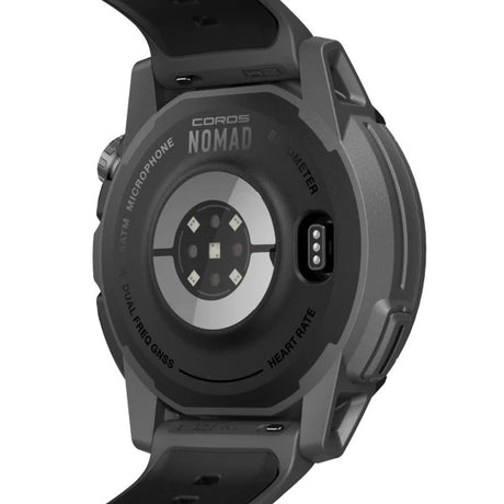 Back of the COROS NOMAD GPS watch
