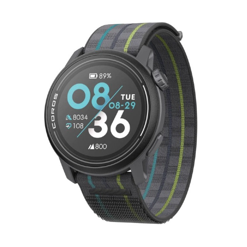 Coros Pace 3 GPS watch, black/nylon colour