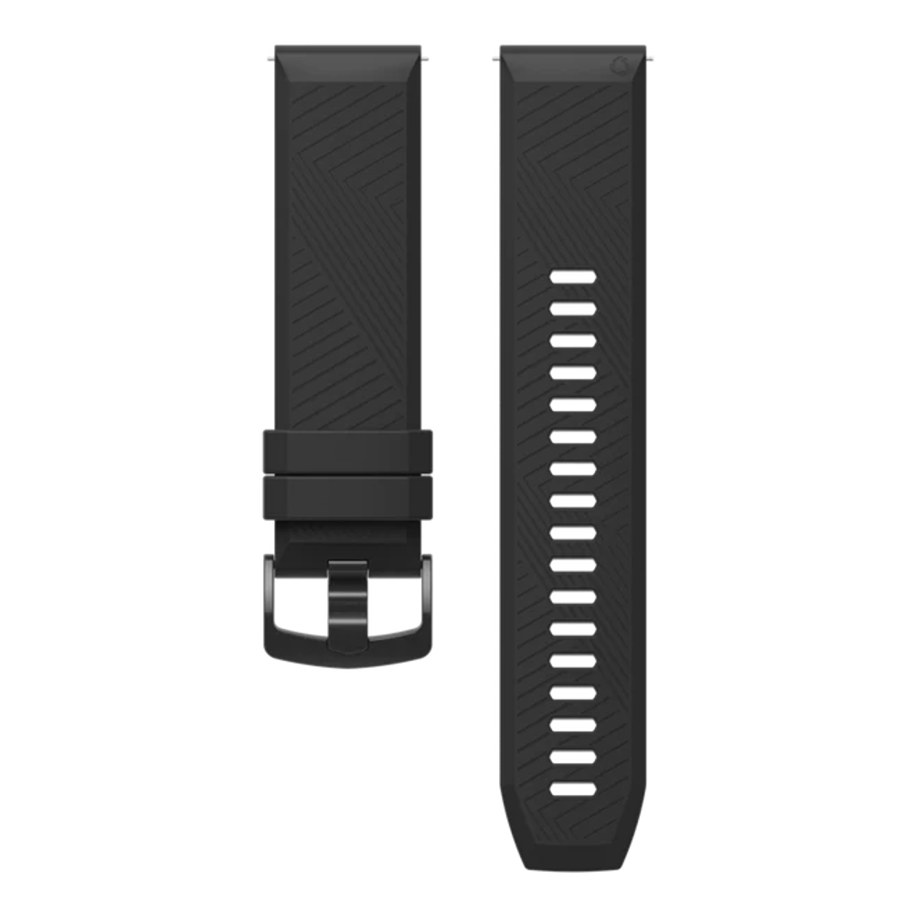 COROS 22mm Silicone  Band - Black