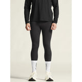 Front on-model view of men's black Craft ADV Essence warm tights