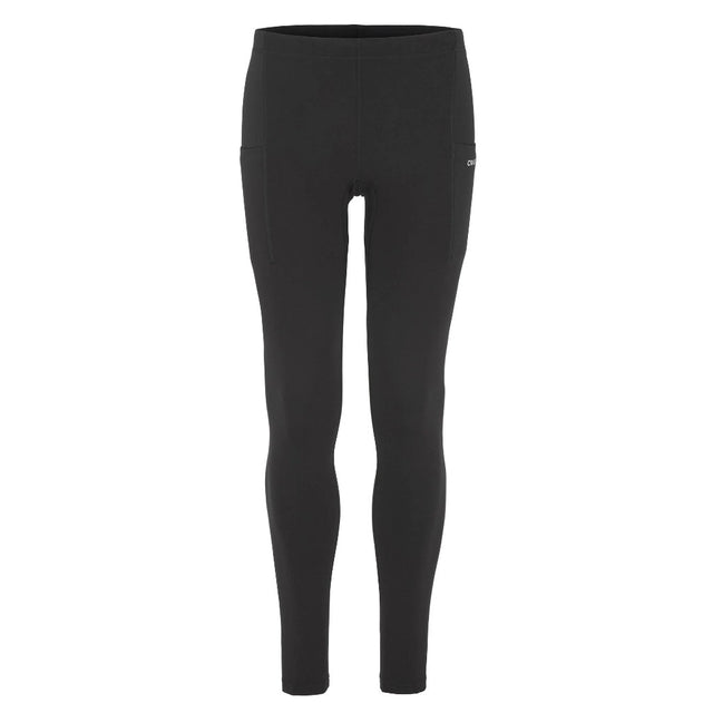 Front view of men's black Craft ADV Essence warm tights