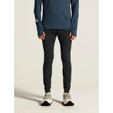Front on-model view of men's black Craft Hypervent running tights