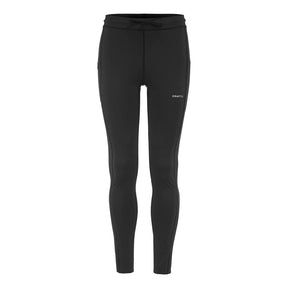 Front view of men's black Craft Hypervent running tights