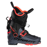 Side view of women's red/coral Blacklight ski boot