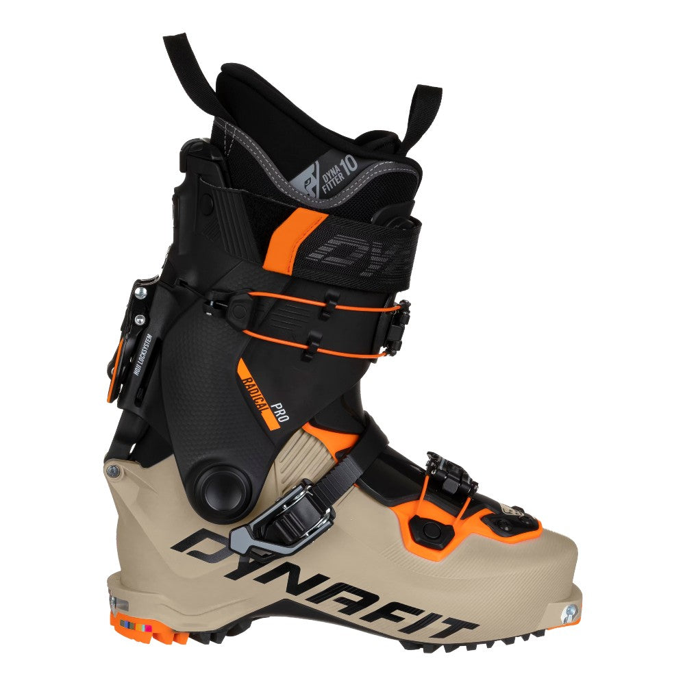 Dynafit Radical Pro Ski Boot in Khaki/Orange