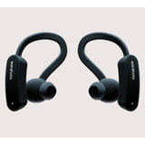 Pair of black Earshots sports earbuds