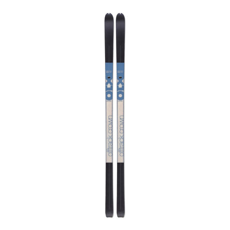 Bottom view of Fischer Excursion 88 Crown/Dual-Skin Xtralite nordic skis
