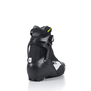 Heel view of women`s Fishcer RC Skate ski boot