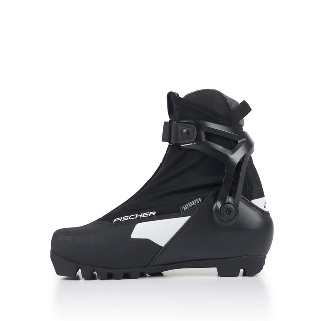 Inner side view of women`s Fishcer RC Skate ski boot