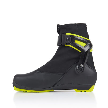 Inner side view of men's Fischer RC5 Skate ski boot