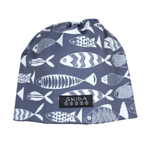 Skida running hat in Fishy Fish pattern