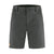 Front view of men's grey fjallraven abisko trail stretch shorts