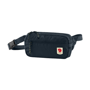 Navy fjallraven high coast hip pack, front