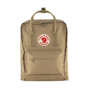 Beige Fjallraven Kanken daypack