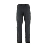 Back view of men's black fjallraven keb agile trousers