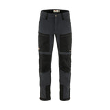 Front view of men's black fjallraven keb agile trousers