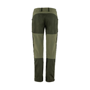 Back view of women's green Fjallraven Keb Trousers