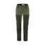 Front view of women's green Fjallraven Keb Trousers