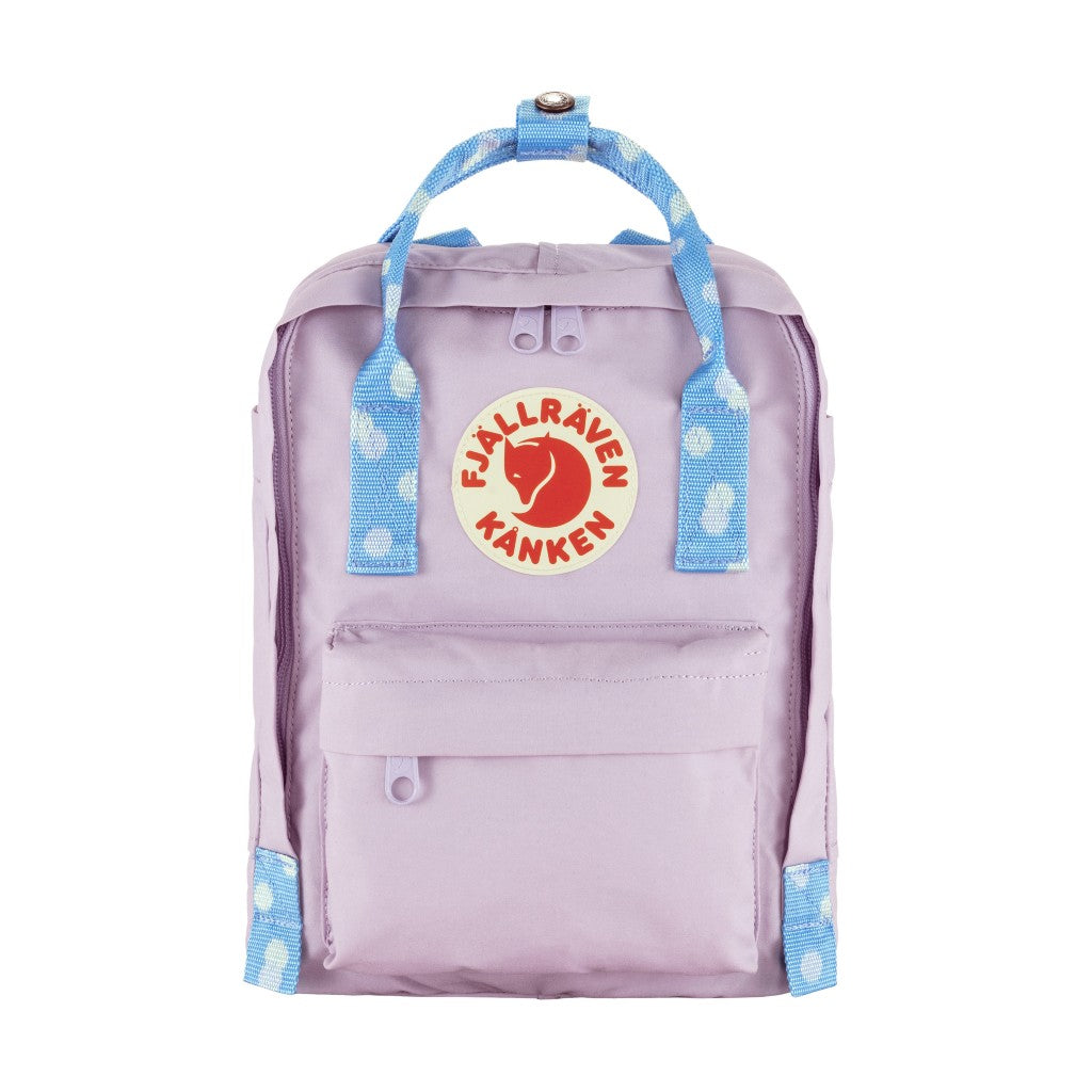 Fjallraven Kanken Mini backpack in lavender/blue colour
