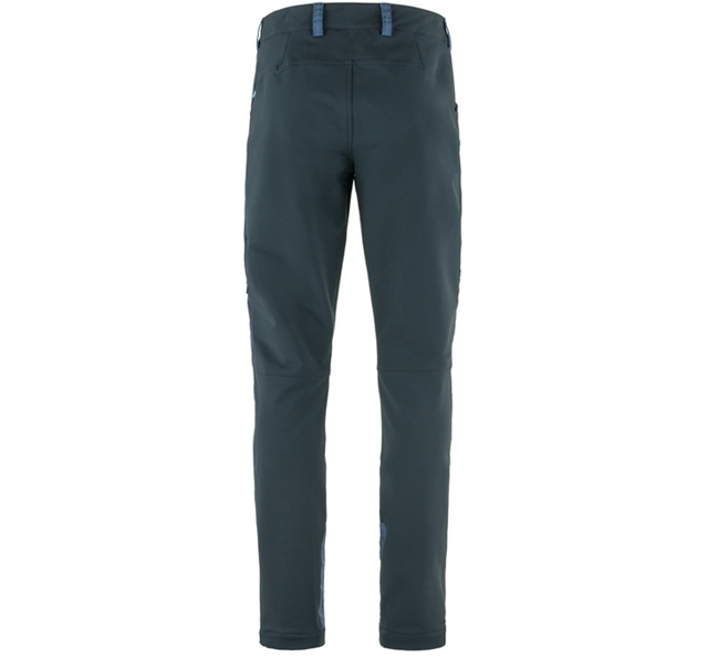Men's Fjallraven Keb Agile Winter Trousers dark navy back