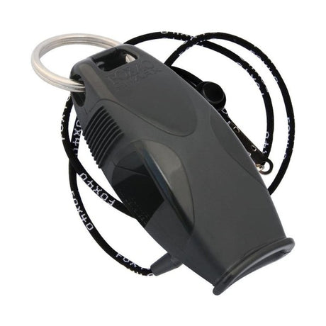 Black fox 40 sharx whistle with lanyard