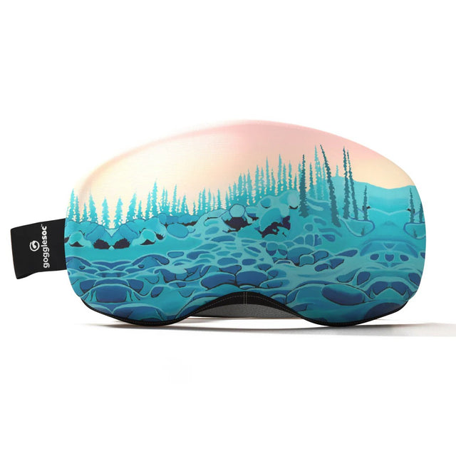 Goggle lens cover with Pillows graphic