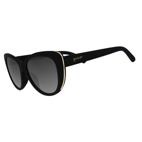 Goodr glam G sunglasses in 'it's noir darling' colour