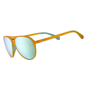 goodr Mach G aviator sunglasses, 'Cheesy Flight Attendant'