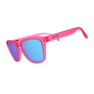 goodr OG sunglasses, 'Flamingos On a Booze Cruise'