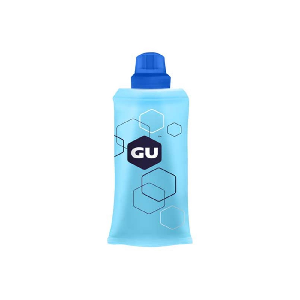 Front view of GU energy gel soft flask