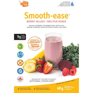 Pouch of Happy Yak Smoothe-ease Berry Blush smoothie mix