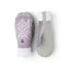 Women's Hestra XC Primaloft mittens in purple print