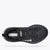 Top view of women's Hoka Bondi 8 running shoe in black/white