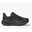 Side view of men's black Hoka Bondi 9 running shoe