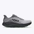 Side view of men's grey Hoka Clifton 11 running shoe