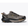 Side view of men's grey/black Hoka Mafate 5 running shoe