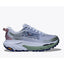 Side view of women's blue/green Hoka Mafate 5 running shoe