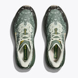 Top view of men's Hoka Speedgoat 6 gore-tex running shoes in green