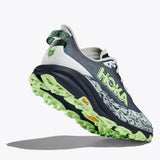 Sole view of men's Hoka Speedgoat 6 trail running shoe in droplet/nautical dusk colour
