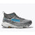 Side view of women's Hoka Speedgoat 6 Mid GTX trail running shoe in asteroid/cosmic grey colour